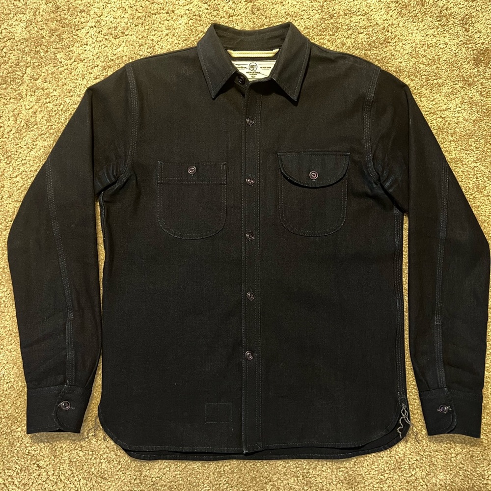 Rogue territory Work Shirt :Indigo Selvedge Canvas